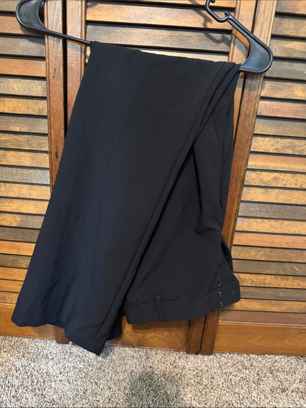Express Black Midi Skirt - Sleek Professional Design